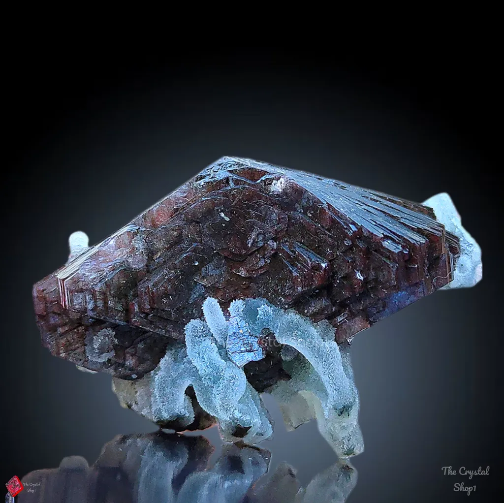Deep Brown Heulendite With Chalcedony image
