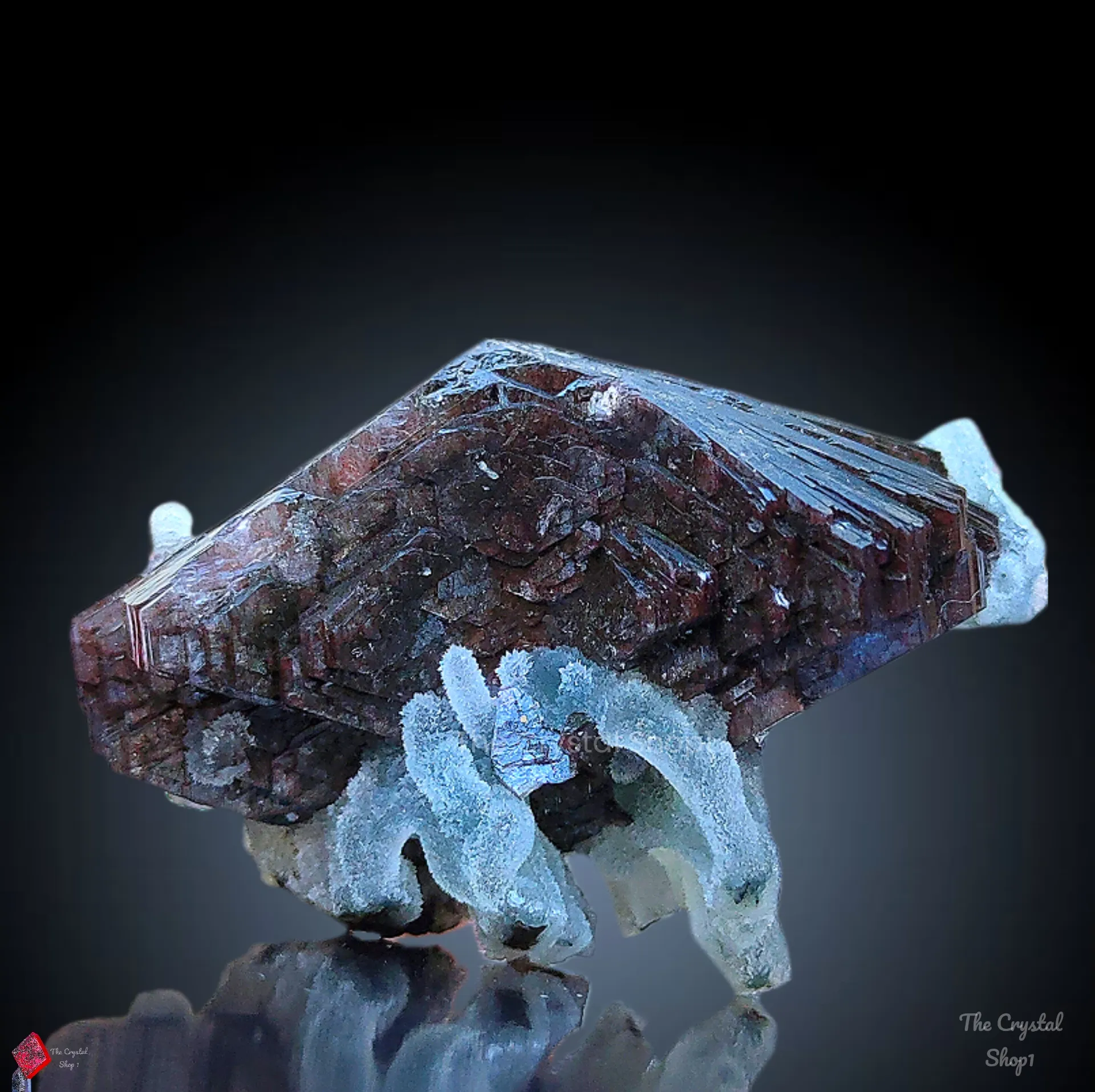 Deep Brown Heulendite With Chalcedony - image 1