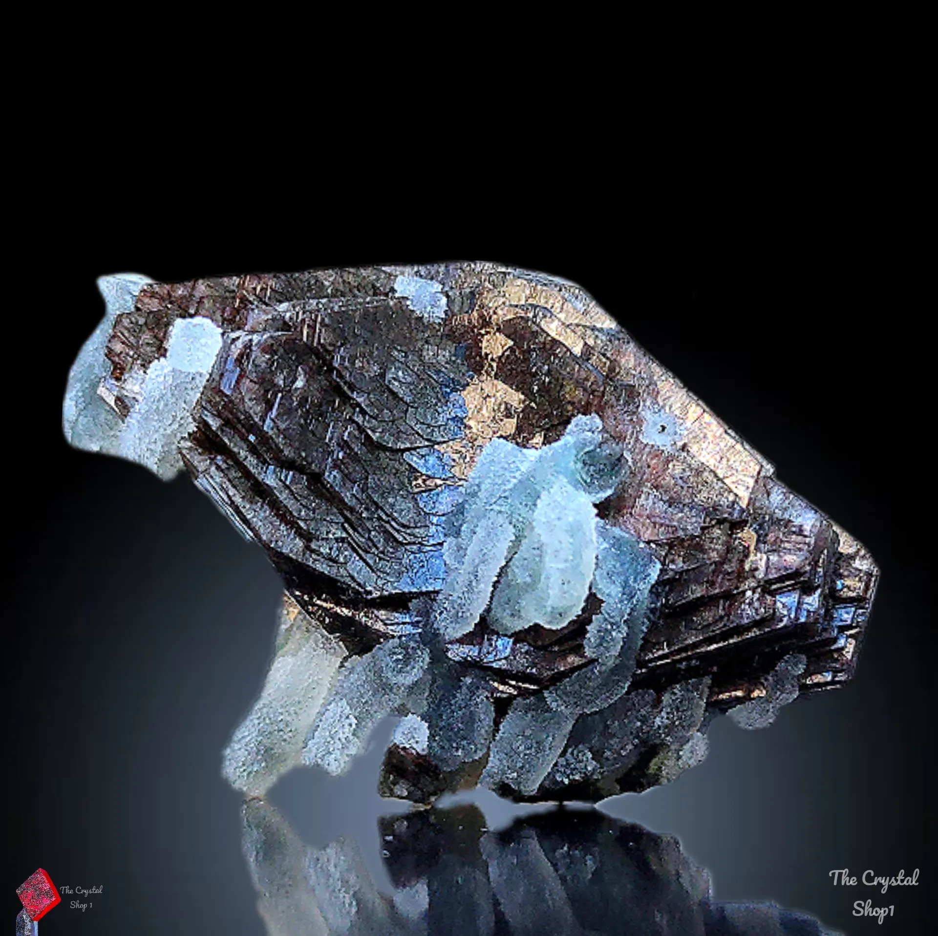 Deep Brown Heulendite With Chalcedony - image 2