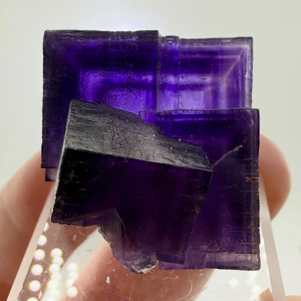 Deep purple perfection from one of Illinois’ legendary Fluorite localities image