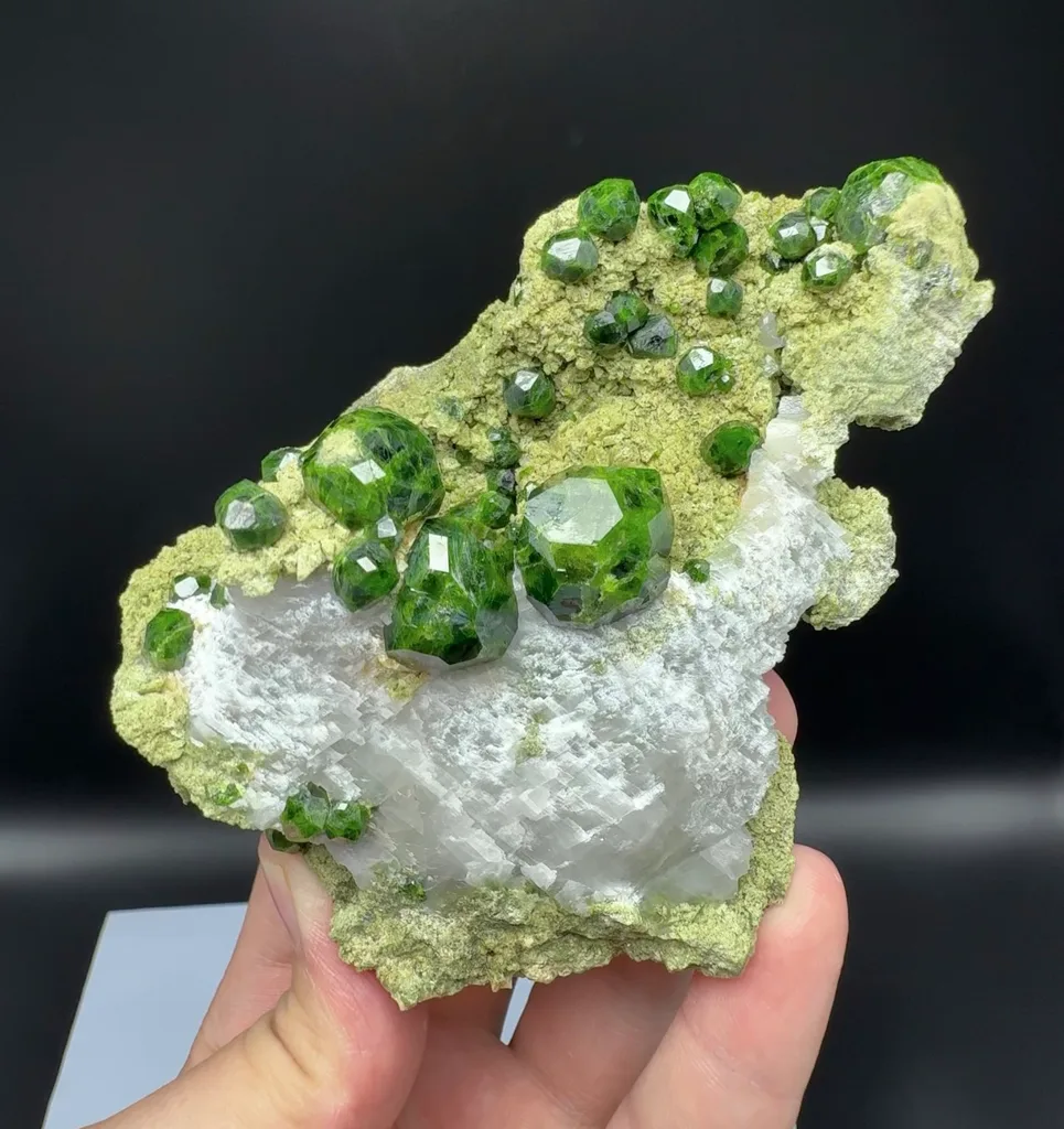 Demantoid from Iran, Belqeys Mountain - image 1