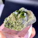 Demantoid Garnet on Matrix, Rare Green Garnet Mineral Specimen - image 9