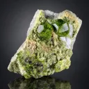 Demantoid Garnet on Matrix, Rare Green Garnet Mineral Specimen - image 3