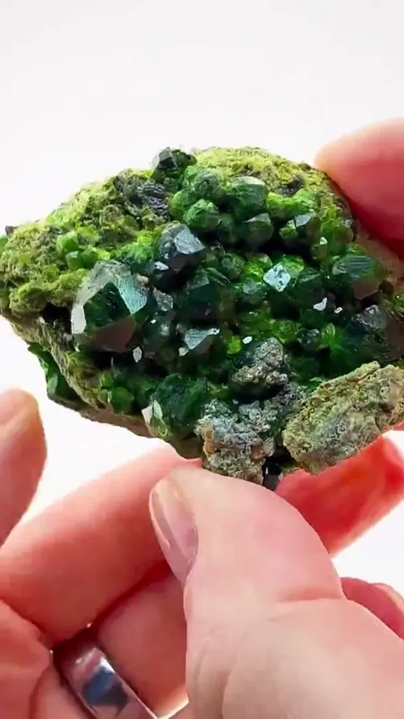 Demantoid GREEN THAT ABSOLUTELY GLOWS - image 4