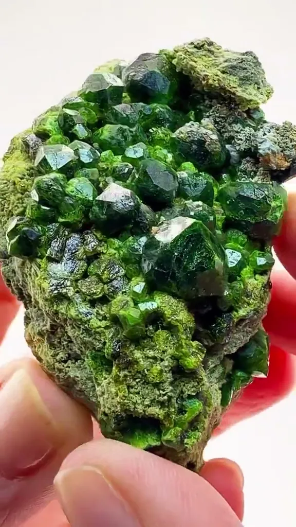 Demantoid GREEN THAT ABSOLUTELY GLOWS - image 2