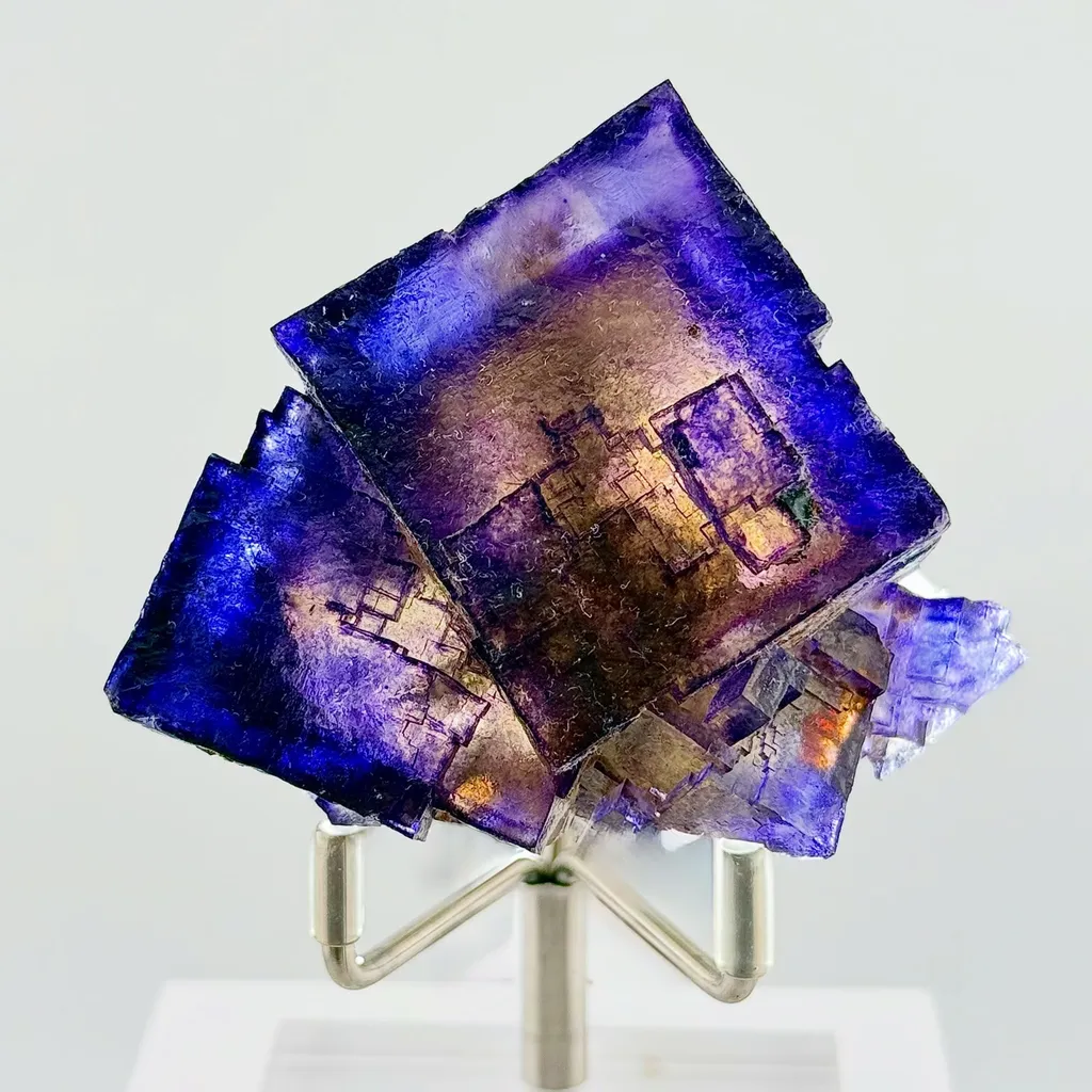 Denton Mine Fluorite Electric blurple perfection straight out of Southern Illinois image