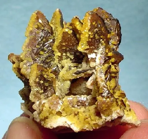 Descloizite, Calcite image