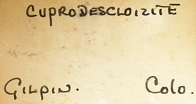 Descloizite (Var: Cuprian Descloizite) - image 3