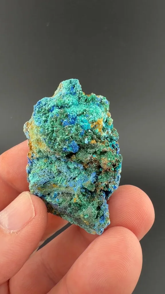 Devilline with Brochantite, Cyanotrichite - image 2