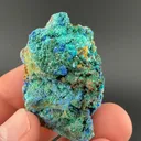 Devilline with Brochantite, Cyanotrichite - image 2