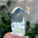 Diamond Cut Blue Transparent Aquamarine Crystal from Pakistan - image 5