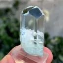 Diamond Cut Blue Transparent Aquamarine Crystal from Pakistan - image 6