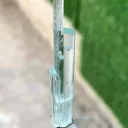 Diamond Cut Sky Blue Transparent Aquamarine with Helux DNA from Paistan - image 3