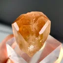 Diamond Cut Terminated Golden Color Topaz Crystal from Skardu Pakistan - image 4