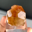 Diamond Cut Terminated Golden Color Topaz Crystal from Skardu Pakistan - image 5