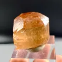 Diamond Cut Terminated Golden Color Topaz Crystal from Skardu Pakistan - image 8