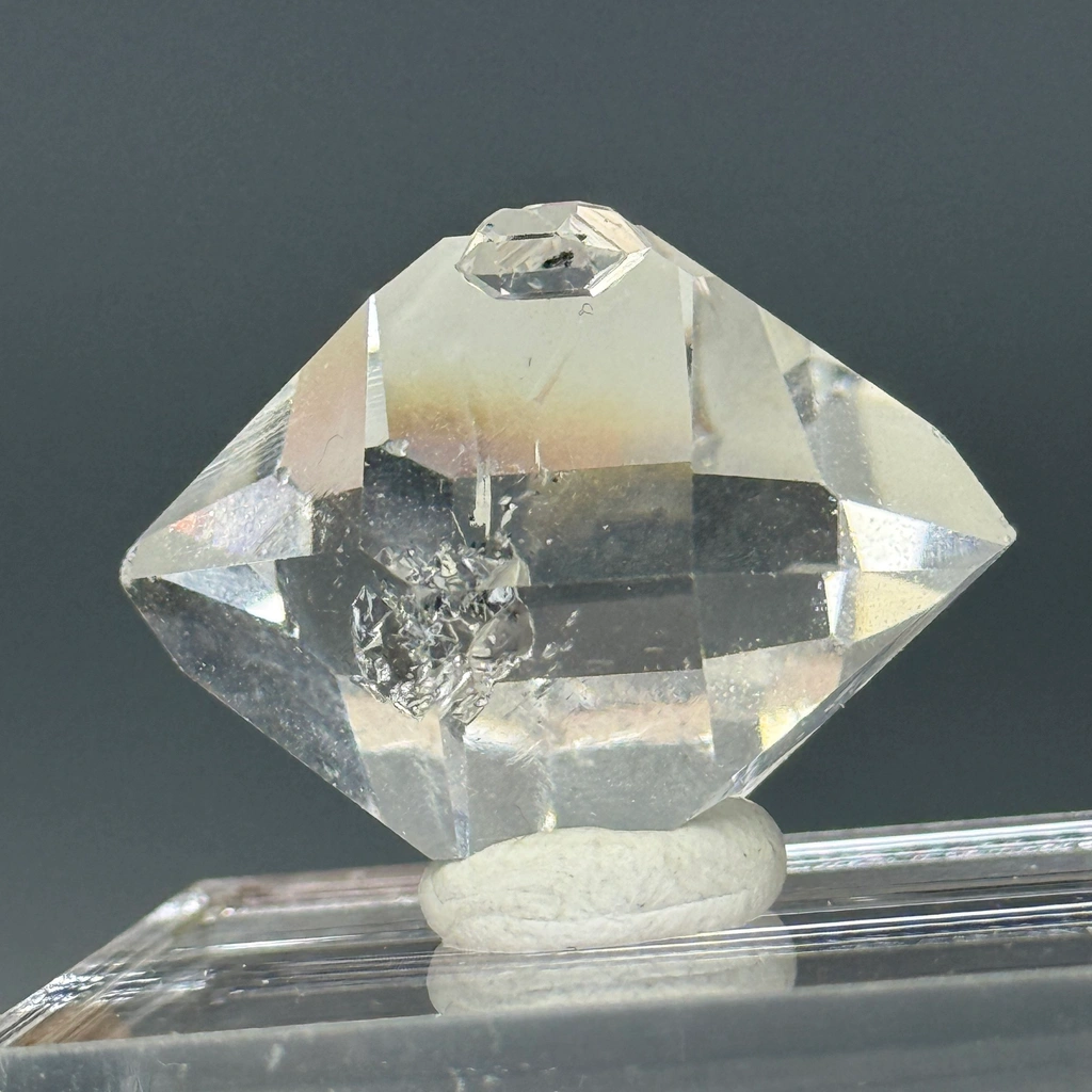 Diamond from Ace of Diamonds Mine, Middleville, Town of Newport, Herkimer County, New York, USA image
