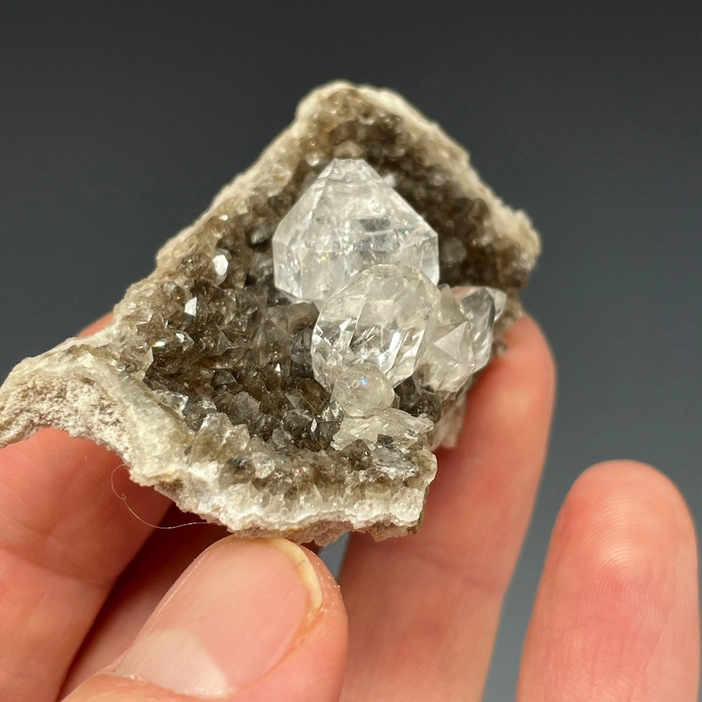 Diamond from Diamond Acres diggings, New York, USA - image 3