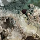Diamond Quartz and Skeletal Etched Quartz Crystal on Matrix with Chloride Specimen from Pakistan , Collection Grade - image 7