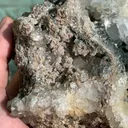 Diamond Quartz and Skeletal Etched Quartz Crystal on Matrix with Chloride Specimen from Pakistan , Collection Grade - image 6