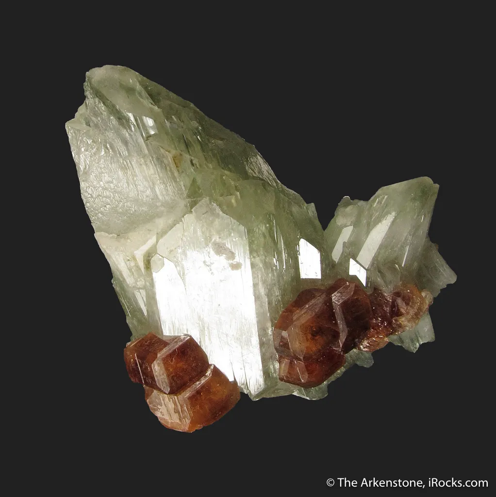 Diopside and Grossular var. Hessonite - image 2