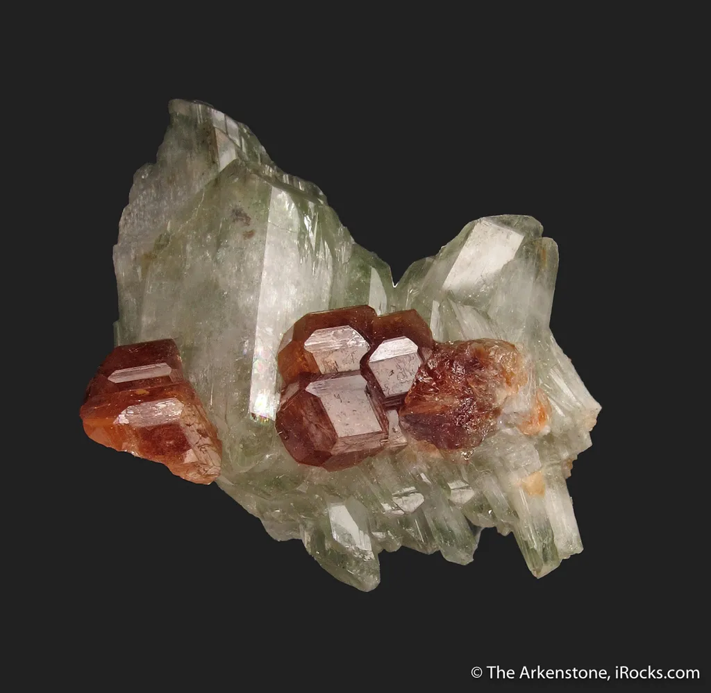 Diopside and Grossular var. Hessonite - image 4