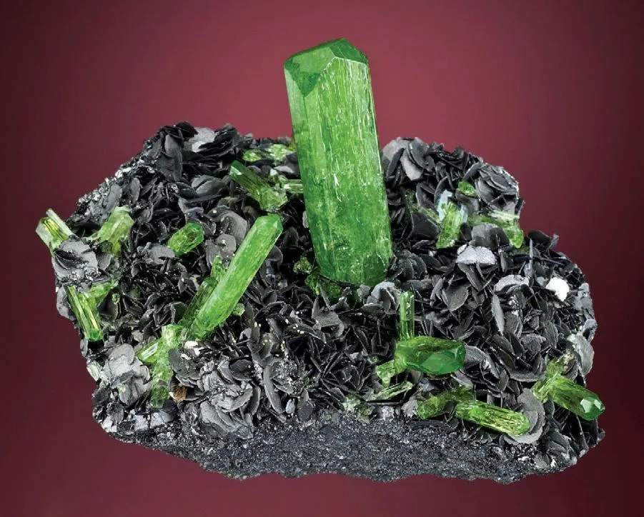 Diopside, Graphite image