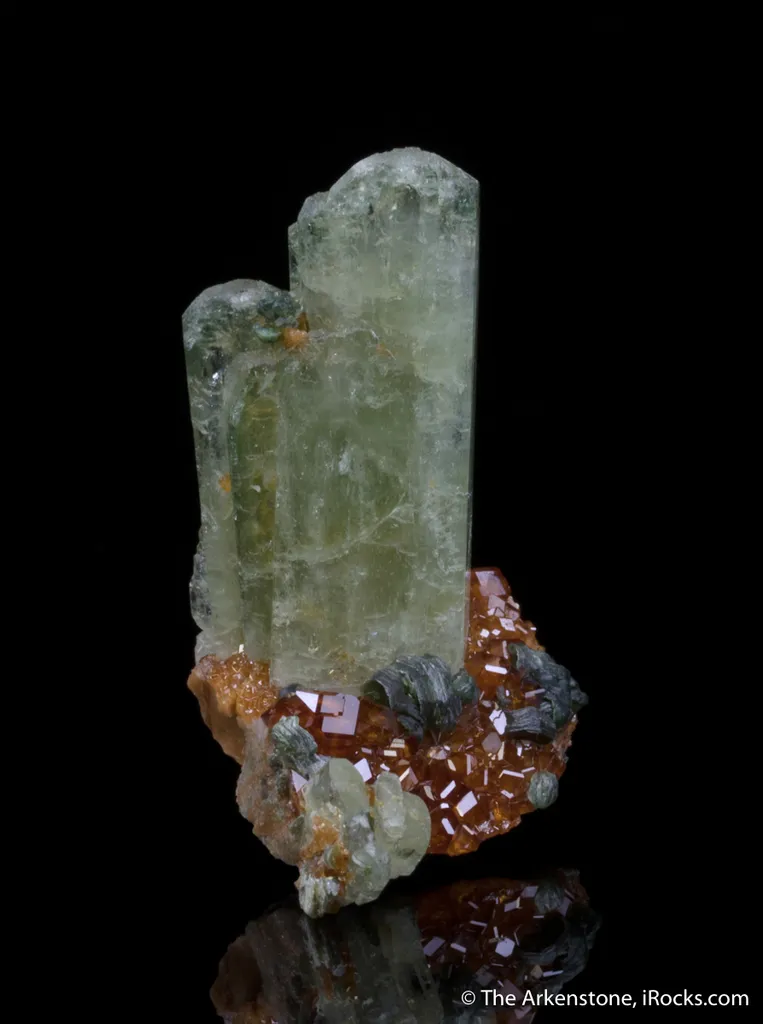 Diopside, Grossular Garnet and Clinochlore image