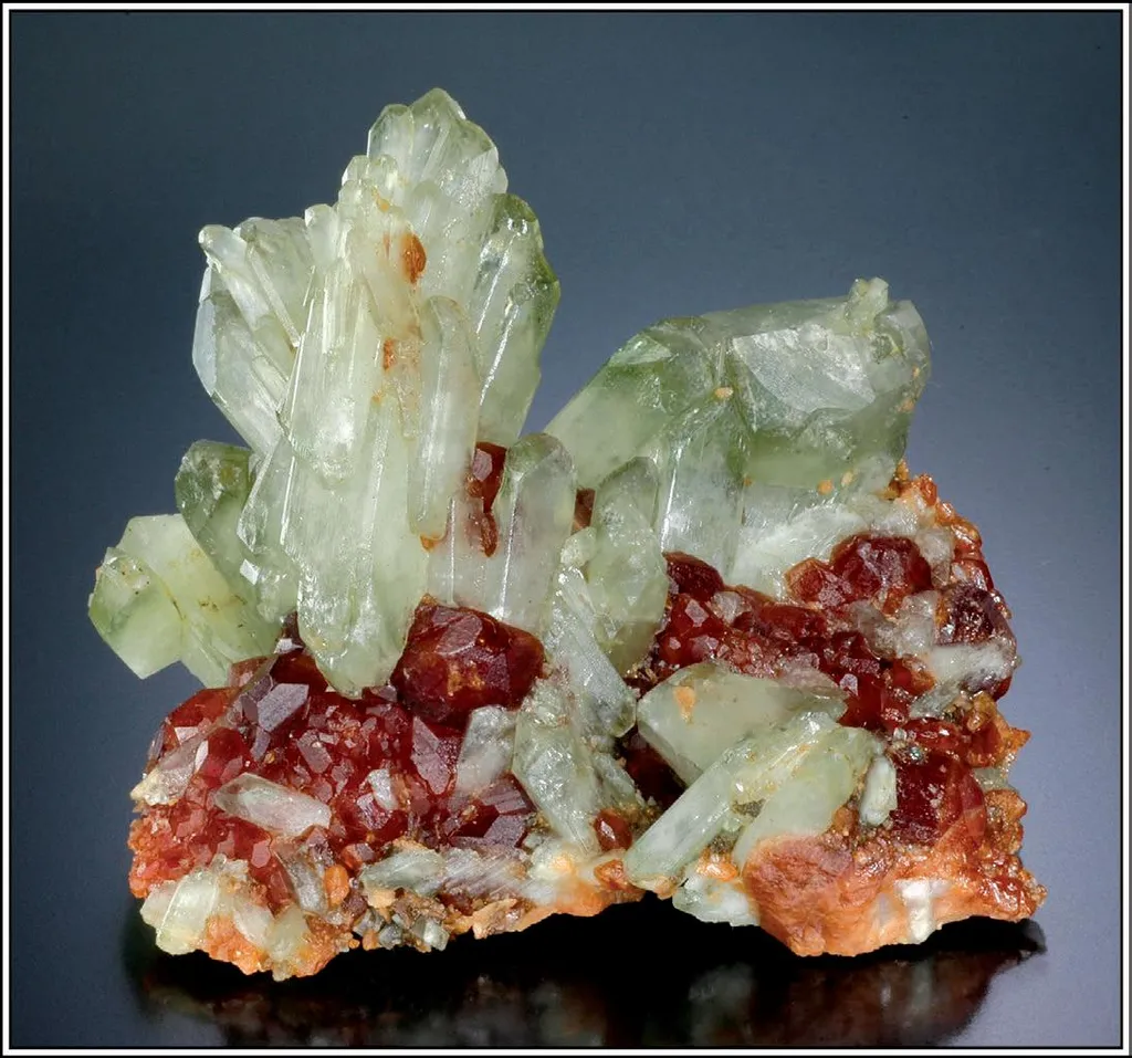 Diopside, Grossular (variety Hessonite) image