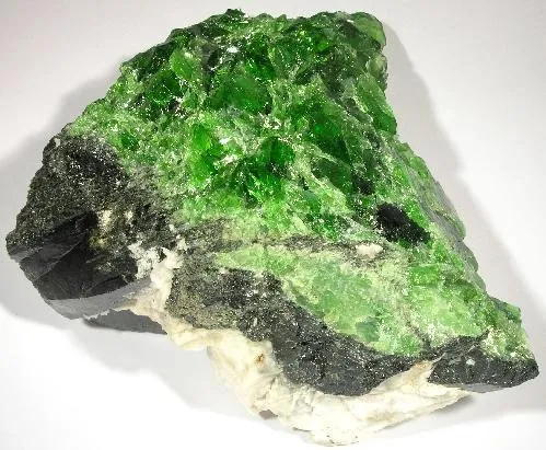 Diopside (Var: Chromian Diopside) image