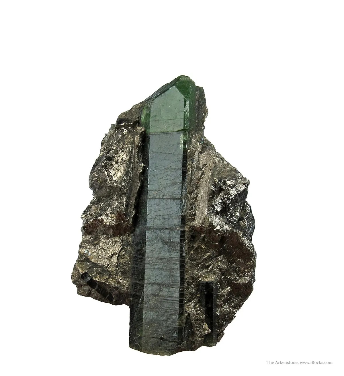 Diopside (Var. Chromian Diopside) in Cobaltite - image 3