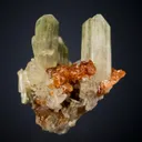 Diopside with Grossular var. Hessonite - image 1