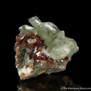 Diopside with Grossular var. Hessonite Garnet - image 4
