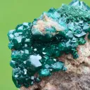 Dioptase 129 grams - Tantara Mine, Shinkolobwe, Kambove Territory, Haut-Katanga, DR Congo - image 3
