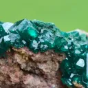 Dioptase 129 grams - Tantara Mine, Shinkolobwe, Kambove Territory, Haut-Katanga, DR Congo - image 7