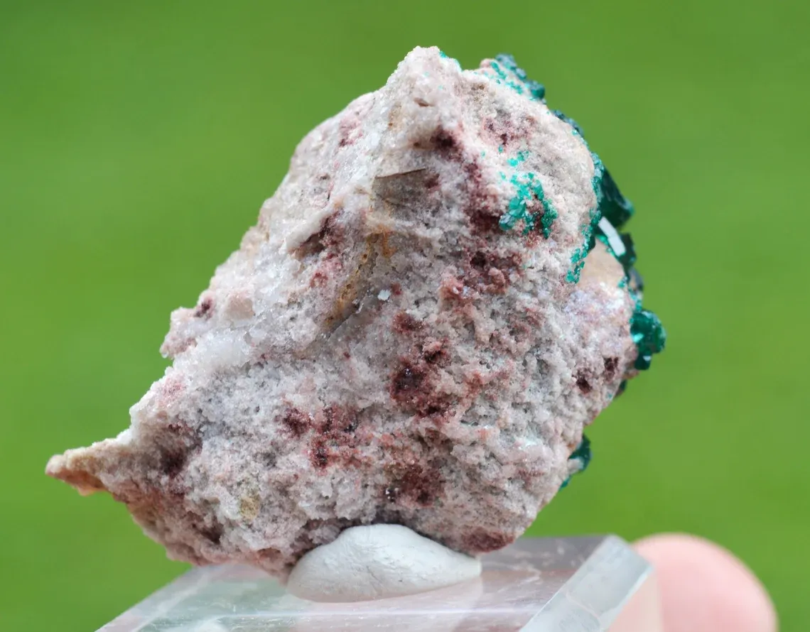 Dioptase 43 grams - Tantara Mine, Shinkolobwe, Kambove Territory, Haut-Katanga, DR Congo - image 6