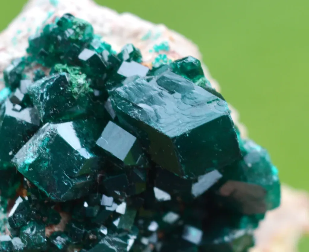 Dioptase 43 grams - Tantara Mine, Shinkolobwe, Kambove Territory, Haut-Katanga, DR Congo image