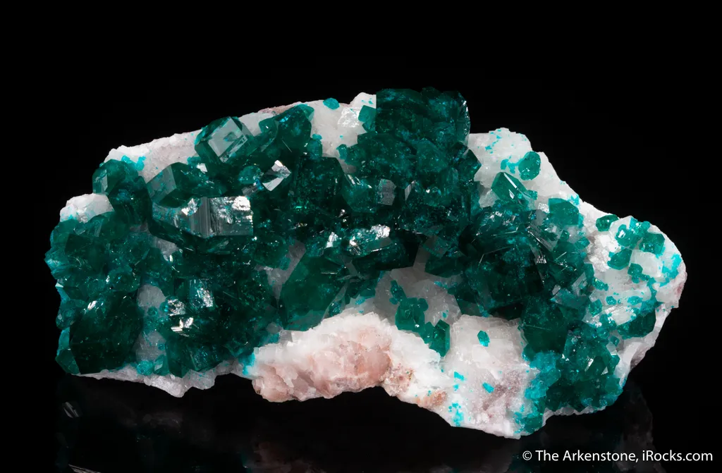 Dioptase and Calcite - image 3