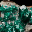 Dioptase and Calcite - image 1