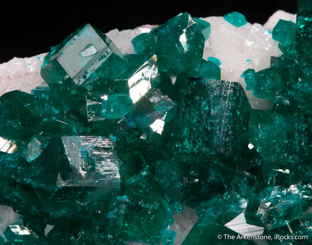 Dioptase and Calcite - image 2