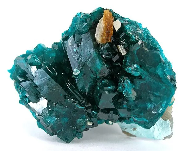 Dioptase, Baryte, Plancheite image