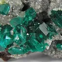 Dioptase, Calcite - image 2