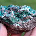 Dioptase & Calcite 397 grams - Tsumeb Mine, Tsumeb, Oshikoto Region, Namibia - image 1