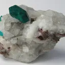 Dioptase, Calcite - image 1