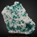 Dioptase, Calcite - image 1