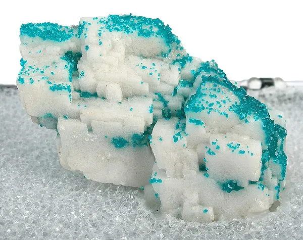 Dioptase, Calcite image