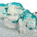 Dioptase, Calcite - image 1