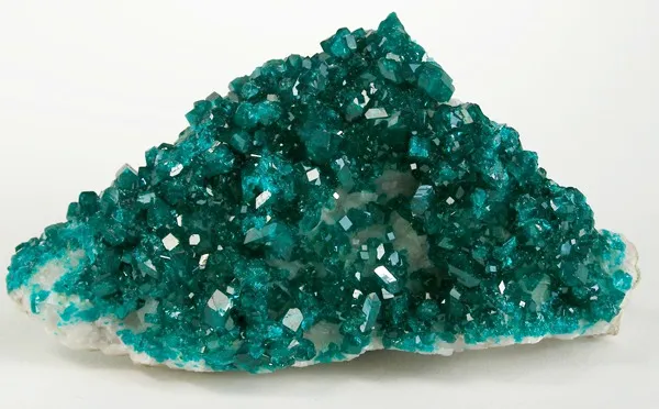 Dioptase, Calcite image