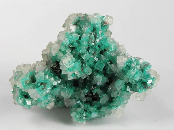 Dioptase, Calcite image