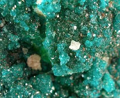 Dioptase, Calcite - image 2